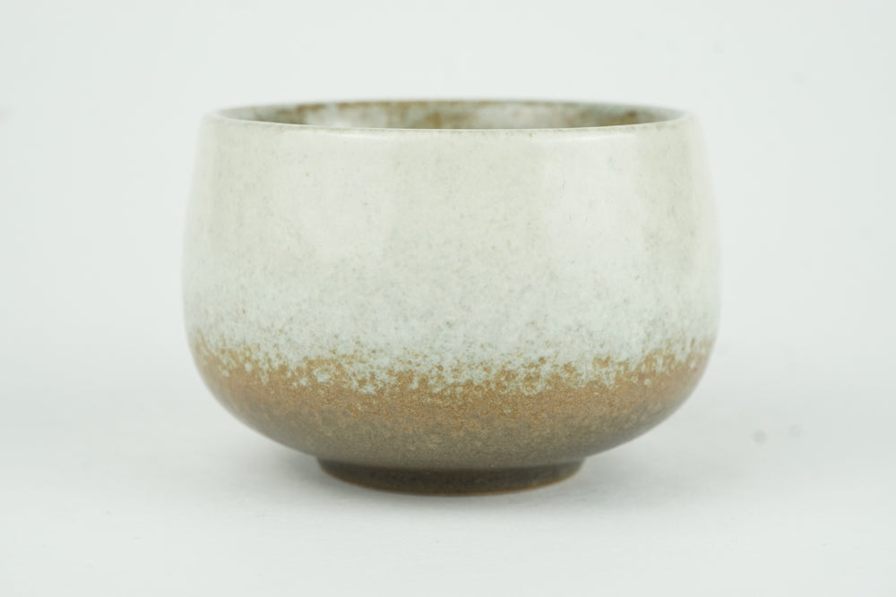 White / Brown Ceramic Tea Cup 100mL